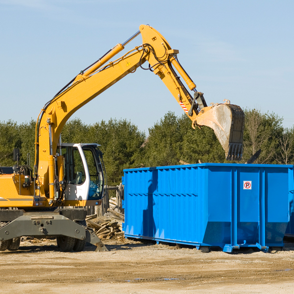 can i request a rental extension for a residential dumpster in Serena